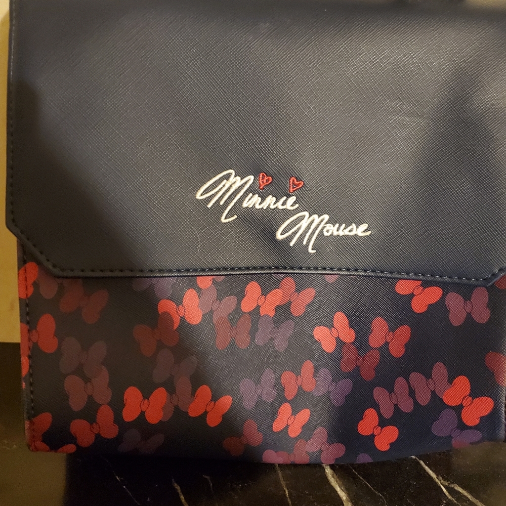 Disney Crossbody Satchel Bag - Minnie Mouse Bows - Signature